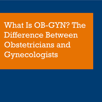 And what gynecology obstetrics is Obstetrics and