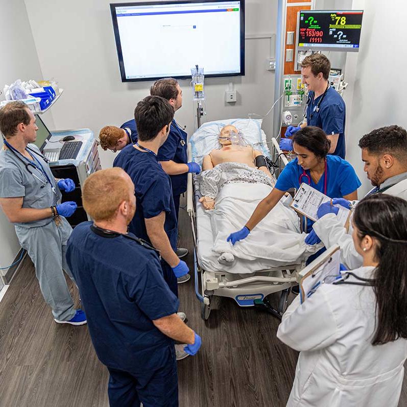 Simulation Room With Students