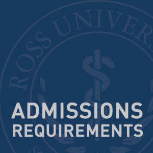 Graphic text of "Admissions Requirements"