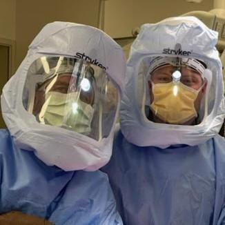 Doctors in Operating Room with PPE