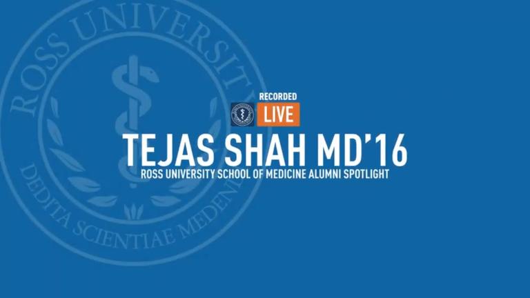 Facebook Live with Tejas Shah, MD'16