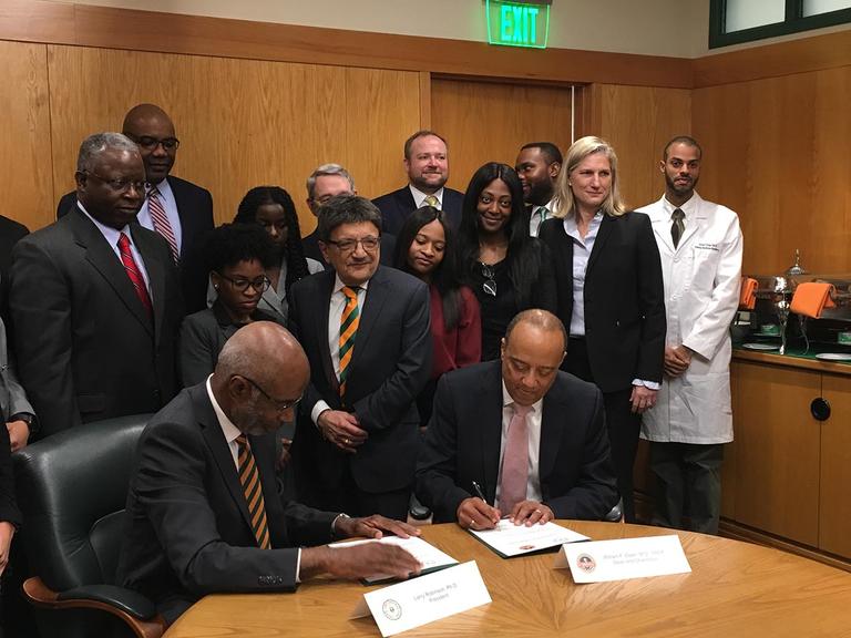 FAMU signing partnership with Ross University School of Medicine