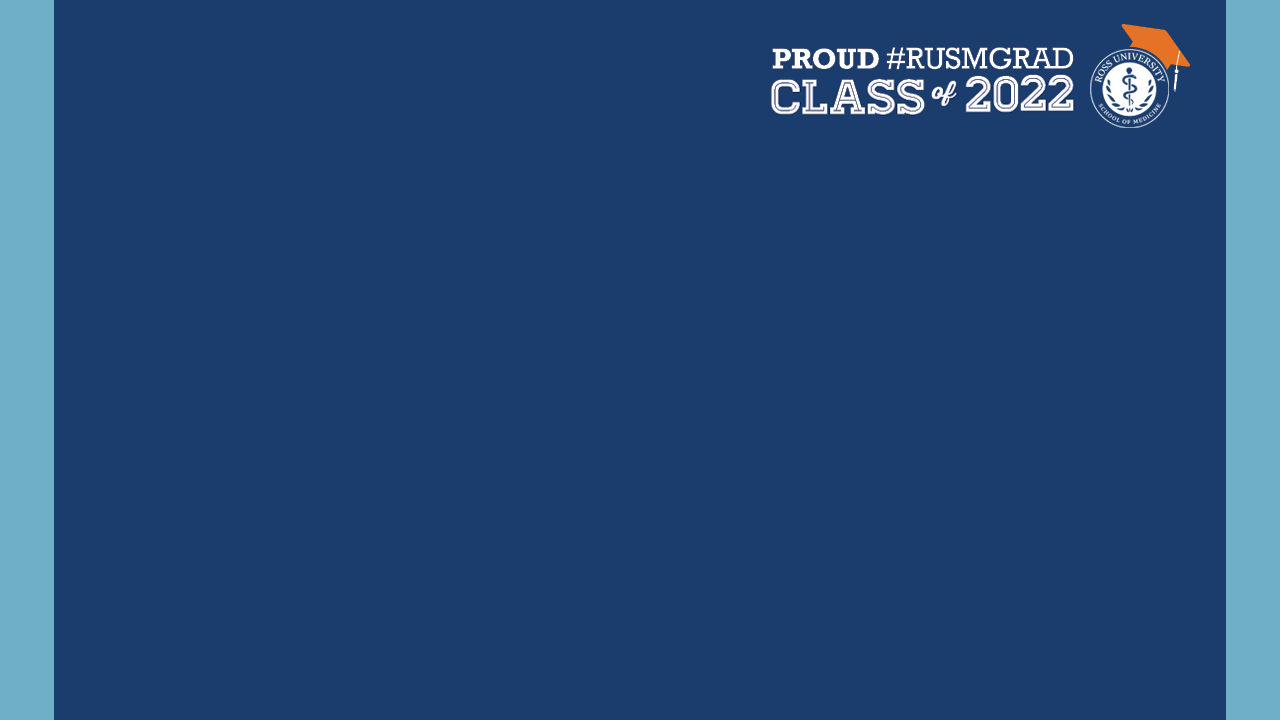 Proud #RUSMGrad Class of 2022