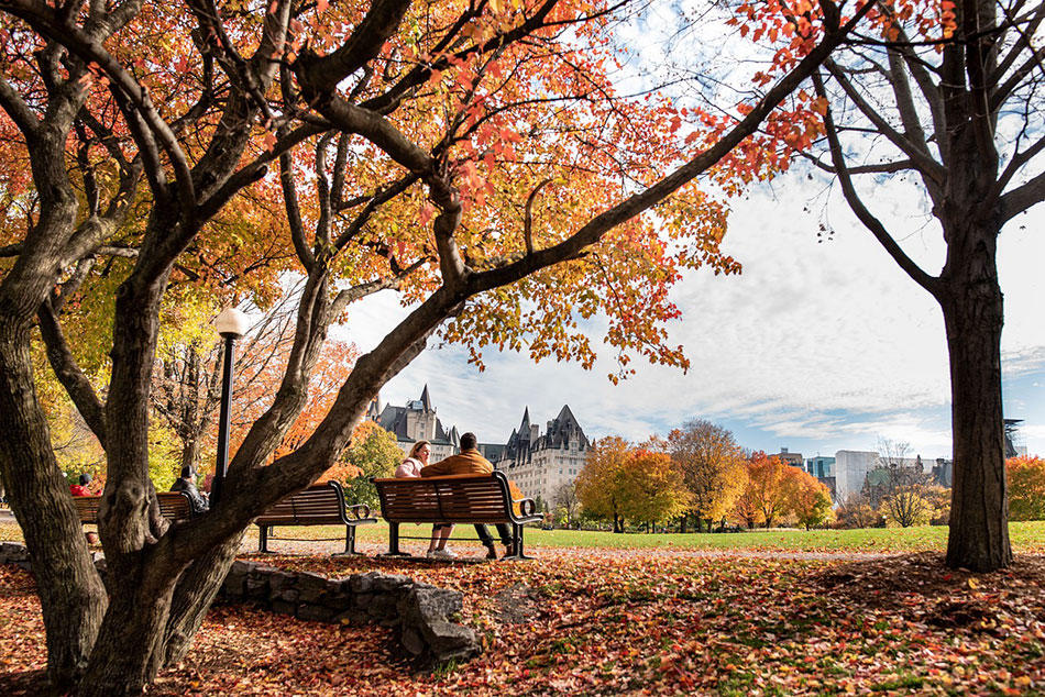 Ottawa park in the fall
