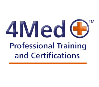 Graphic text of "4Med Professional Training and Certifications"