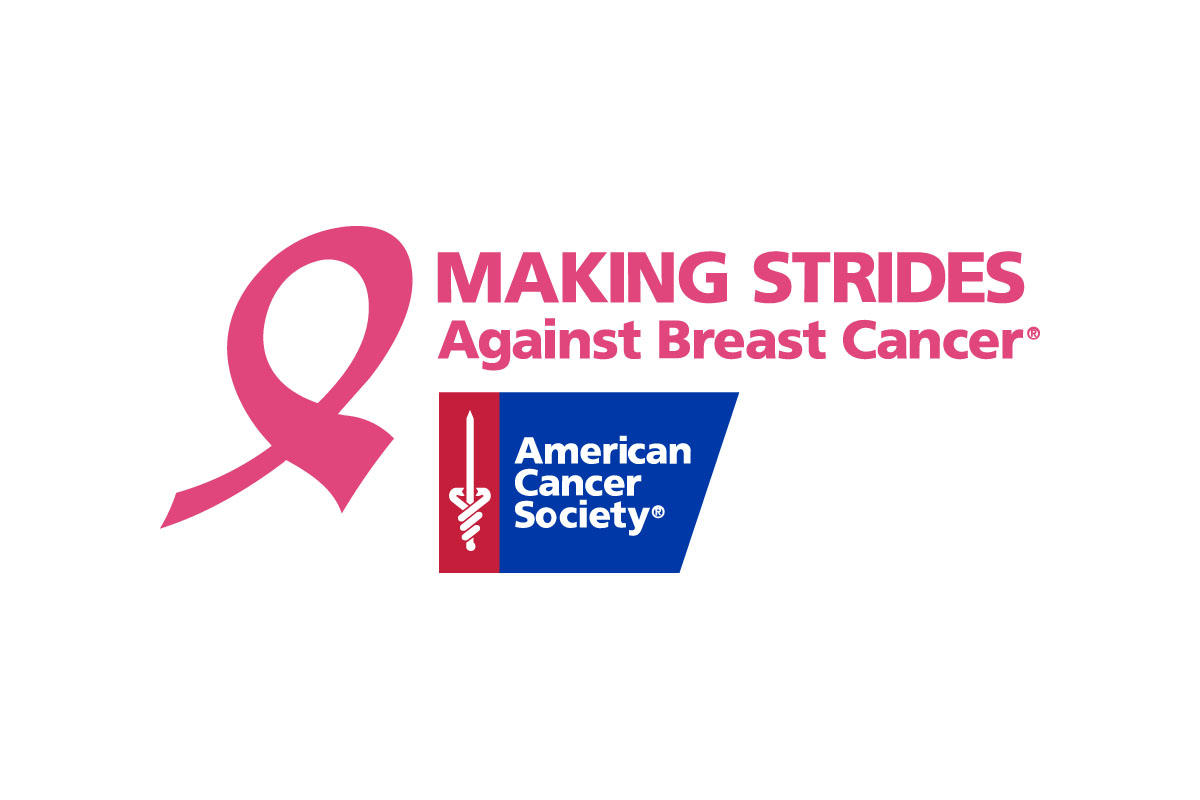 Making strides against breast cancer logo