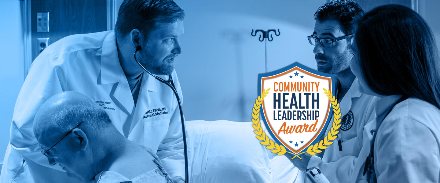 Community health leadership award logo